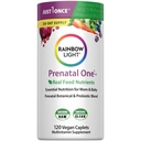 Vikerkaarevalgus Suure tugevusega prenataalne üks multivitamiin, prenataalne tervise multivitamiin toetab ema tervist ja lapse arengut, C-vitamiini, vegani, 120 krahviga