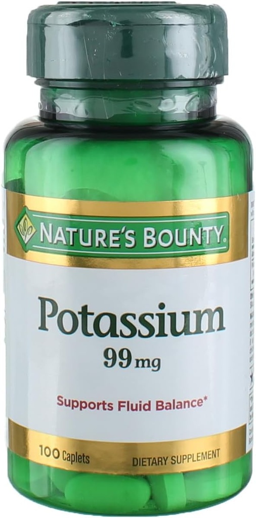 Looduse Bounty Kaalium Gluconate 99mg, 100 Caplets (pakk 4)