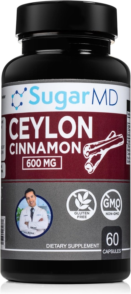 Ceylon Cinnamon kapslid - 60 poolt SugarMD
