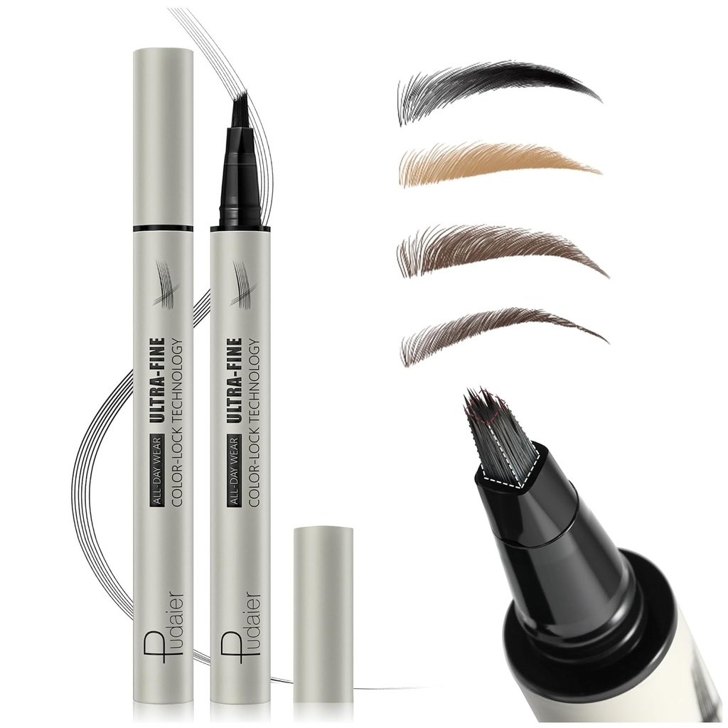 Microblading Kulmupliiats, Vedelik Magical Multi-Tip Kulmupliiatsid Naistele, Veekindel Kulmupliiats Looduslikule Kulmule, Pikaajaline Kulmuvärv Juuksega Nagu Strokes Brows Meik Pen