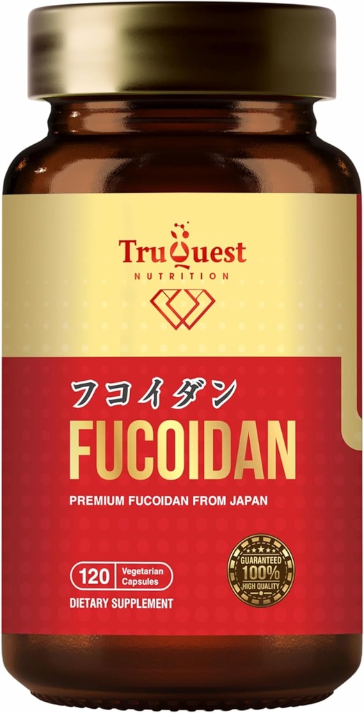 Premium Fucoidan Extract Immunity Supplement koos kahe tüüpi kõrgeima puhtusastmega vetikad Mozuku ja Mekabu 120 köögivilja kapslid - optimaalse tervise ja immuunsuse jaoks