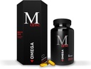 Mdrive Omega 3 kalaõli meestele, Omega 3-6-9 1200mg kalast, Borage & Flaxseed Oil, tugisüda, aju, nahk ja liigeste tervis, 60 Count
