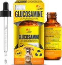 Glükoosamiin kassidele | Koerte liigesevedeliku lisand | Kassi liigeselisand | Glükosamiin koertele Vedel | Taimne maitse | 2 Oz