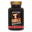 NaturesPlus T Mees - 60 taimetoitlase kapslit - edendab lihaste kasvu ja vastupidavust, meeleolu tõstjat - gluteenivaba - 30 kokku