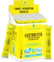 PÕHITOITAINED Multivitamiinide elektrolüütide hüdratatsioonipaketid - värskendav limonaadi post treening ja taastamine 40 pakend - suhkrut ei ole, kaloreid ei ole - reisi hüdratatsiooni pulber