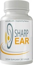 Sharp Ear Complete Tinnitus Relief Supplement, 60 kapslit, omanduslik segu, et vähendada kõrva helisemist ja toetada optimaalset kuulmisfunktsiooni ja selgust