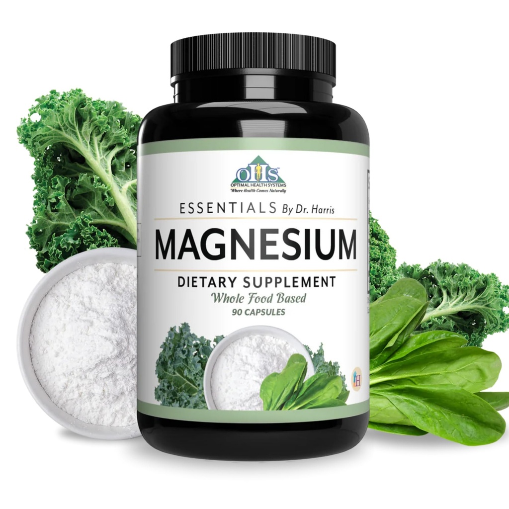 Optimaalsed tervishoiusüsteemid Magneesium | patenteeritud magneesiumglütsinaat 432 mg | toetab lihasfunktsiooni | Südame tervise tugisegu | 90 kapslit
