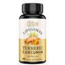 Liposomal Turmeric Curcumin Supplement 2000mg, 95% standardiseeritud kurkuminoidi ekstrakti ja orgaanilise juure pulber Piperine Black Pepper Fruit (15mg), 60 softgels