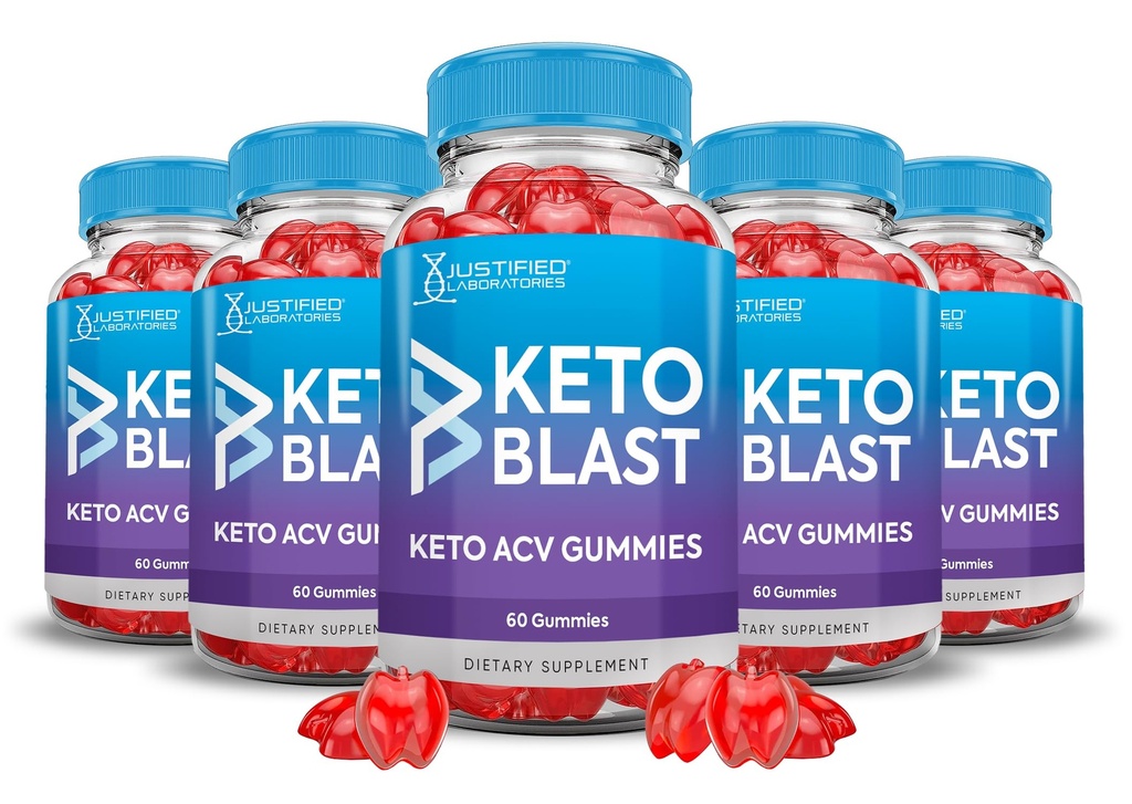 (5 Pack) Õunasiidri äädikakummid 1000MG Keto Blast Keto ACV Gummies Täiustatud valem, mis on valmistatud granaatõunapeedimahlaga B12 Vegan Non GMO 300 Gummys