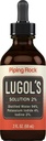 Lugols Jood langeb 2% 2 fl oz | Vedel täiendus | Kaaliumjodiid 4% | poolt Piping Rock