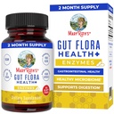 MaryRuthi soolestiku Flora Health+ ensüümid | Prebiootilised ja probiootilised seedeensüümid tervisliku soolestiku biome ja seedesüsteemi toetamiseks | seedetrakti tervis | CLP-sertifitseeritud | 60 kapslit | kuni 2 kuu pakkumine