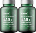 NAD+ & Resveratrol Supplement, 240 Softgels NAD+ Max Absorbtsiooni Suurendamine Rakuenergia Vananemise Kaitseks