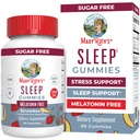 MaryRuth Organics Sleep Gummies | Sugar Free | NO melatoniin | L Theanine | Sidrun Balm Leaf | Kummel | Vitamiin B6 | Lõõgastav ja unetugi | Stressi leevendamine | Vegan | Gluteenivaba | 60 Count