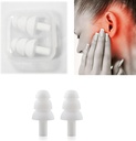 Tinnitus Relief Ringing Earplug, Tinnitus Relief Device, Anti Tinnitus Relief Ear Clip, Device for Stop Ear Ringing, Tinnitus Earplug Earplug Ear Ringing, Kolmekihiline Müra vähendamine Kõrvaplug (1 paar)