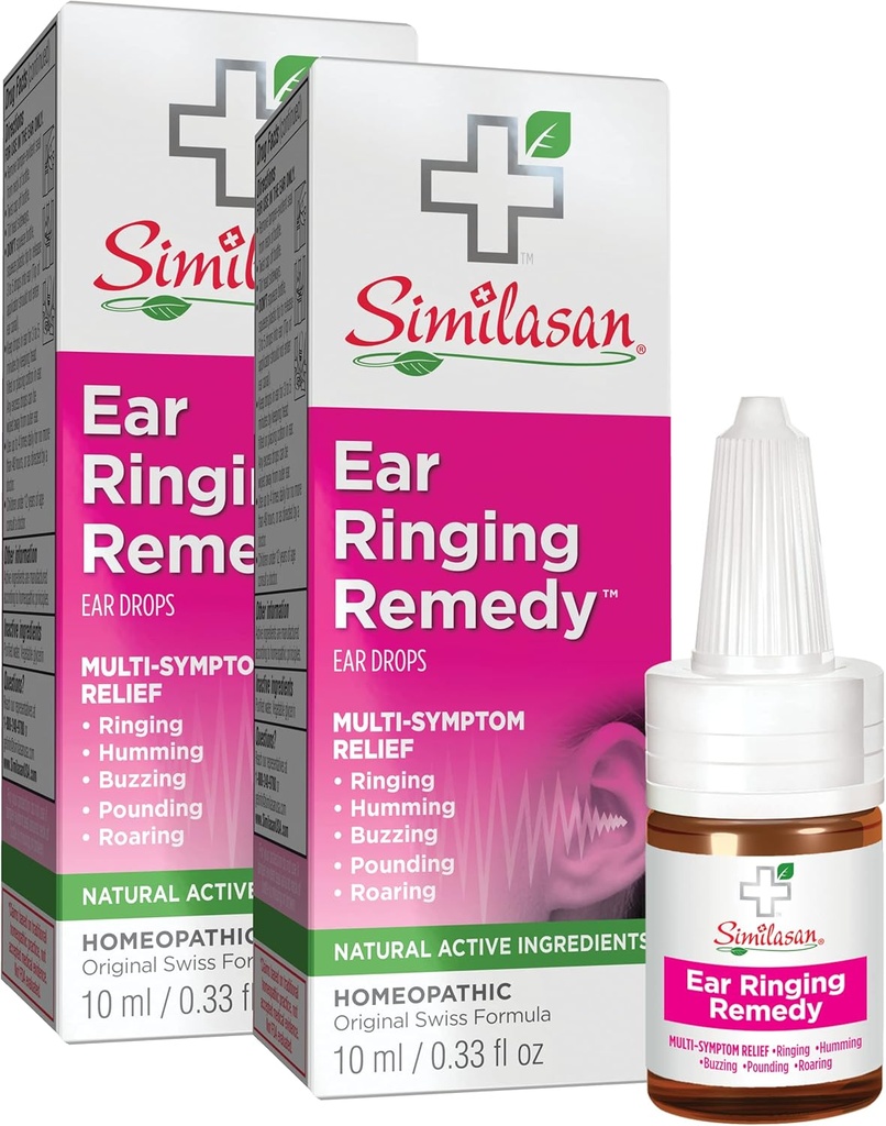 Similasan Ear Ringing Remedy Drops, 0,33 Ounce, 2 Count
