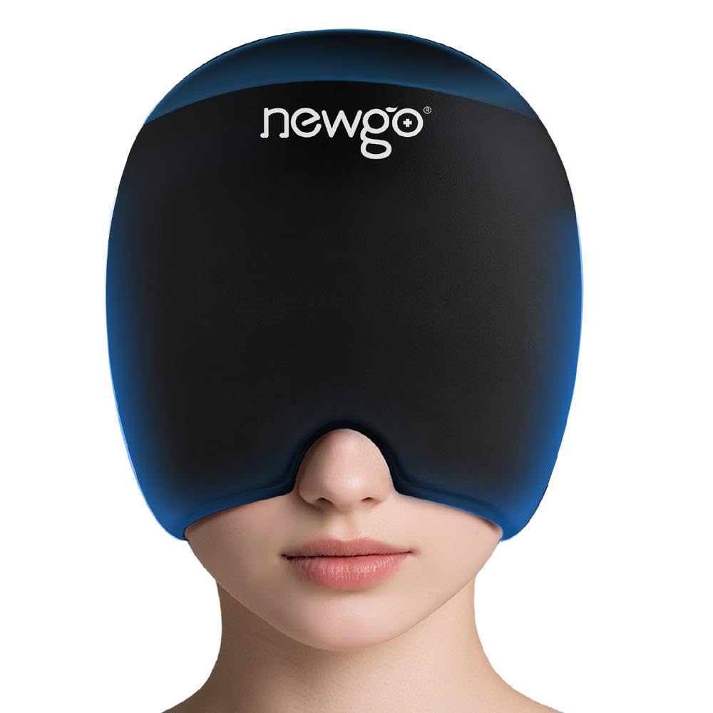 NEWGO Migreen Relief Cap Peavalud Ice Cap koos ülemise kattega, kuum ja külm teraapia, Migreen Peavalu Relief kork pinge, stress ja pohmelli