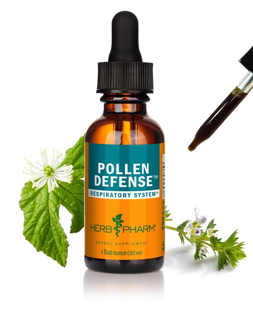 Herb Pharm Pollen Defense Vedel taimne valem hingamissüsteemi toetuseks - 1 Ounce (FEYE01)