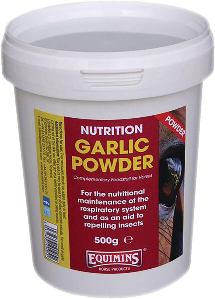 Küüslaugupulber Täitekott, Equimins, Hobuse Toitumine ja Toidulisandid, 3kg