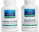 Equilife Full Spectrum Magneesium (180 ct.) ja Adrenal Soothe (90 caps) Bundle Mood & Energy Support Supplement, Vegan, Non-GMO