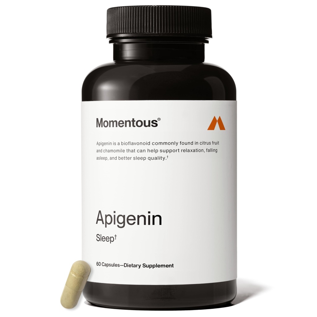Momentaalne apigeniini lisand - 50 mg kapsli kohta - NSF sertifitseeritud spordi jaoks - 60-Count