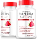 (2 Pack) Vaarika ketoonkapslid, ametlik Vaarika ketoon kaalulangus, All-Natural Keto valem avada oma keha ja fitness eesmärgid, RaspberryKetone 1200MG täiendus, ülevaated (120 kapslit)