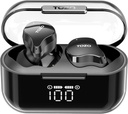 TOZO T18 Wireless Earbuds Bluetooth kõrvaklapid 5.3, IPX8 veekindel kõrvaklapid, 4 Mic Clear Call Long Playtime LED Digital Display Charging Case, Stereo Bass Sound 32 Kohandatud EQ kaudu APP
