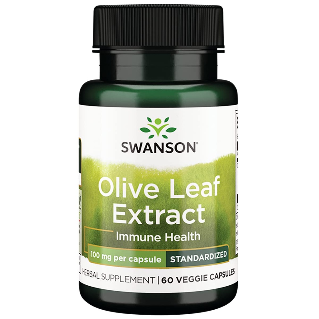 Swanson HRB Oliivileht EXT STD 100MG 60VEGCP