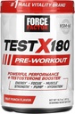 FORCE FACTOR Test X180 Pre-Workout Powder & Energy Supplement, Boost Focus & Kestvus, Ehita lihased ja tugevus, L-Citrulline, Puuvilja Punch, 30 Servings