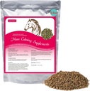 8.8 oz Horse Calming Supplement - Natural Vaarika Leaf leevendab ärevust ja ebamugavust Moody Mares, rahus ajal kuuma tsüklit - Sobib Geldings liiga