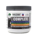 Dogzymes Complete - probiootikumid, prebiootikumid, glükoosamiin, kondroitiin, MSM ja hüaluroonhape, täielik naha- ja nahahooldus (8 Ounce)
