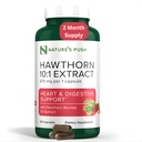Super Potent Hawthorn Berry 10: 1 Ekstraktikapslid seedimiseks Südame tervis ja glükeemiline tugi - Extra Strength Hawthorn Berry kapslid - Non-GMO Gluten Free Vegan GMP USA 2 kuu pakkumine