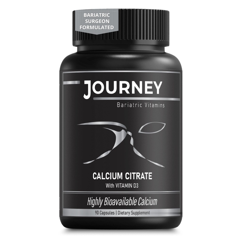 Journey Bariatric Kaltsium Kapslid Vitamiin D3 | Luu tugevust toetada Pre- ja post-kirurgia Tervis