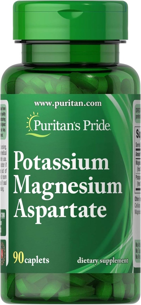 Puritaan Pride Kaalium Magneesium Aspartaat-90 kapslit