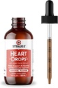Strauss Naturals Südametilgad – looduslik puuvõõrik ja vananenud küüslauguekstrakt Südametervise täiendus – aitab säilitada tervislikku südame-veresoonkonna süsteemi – Vegan & Non-GMO – 100 ml pudel