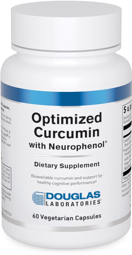 Douglas Laboratories Optimeeritud Kurkumiin Neurofenooliga | Toetab Tervislikku Aju | 60 Kapslit