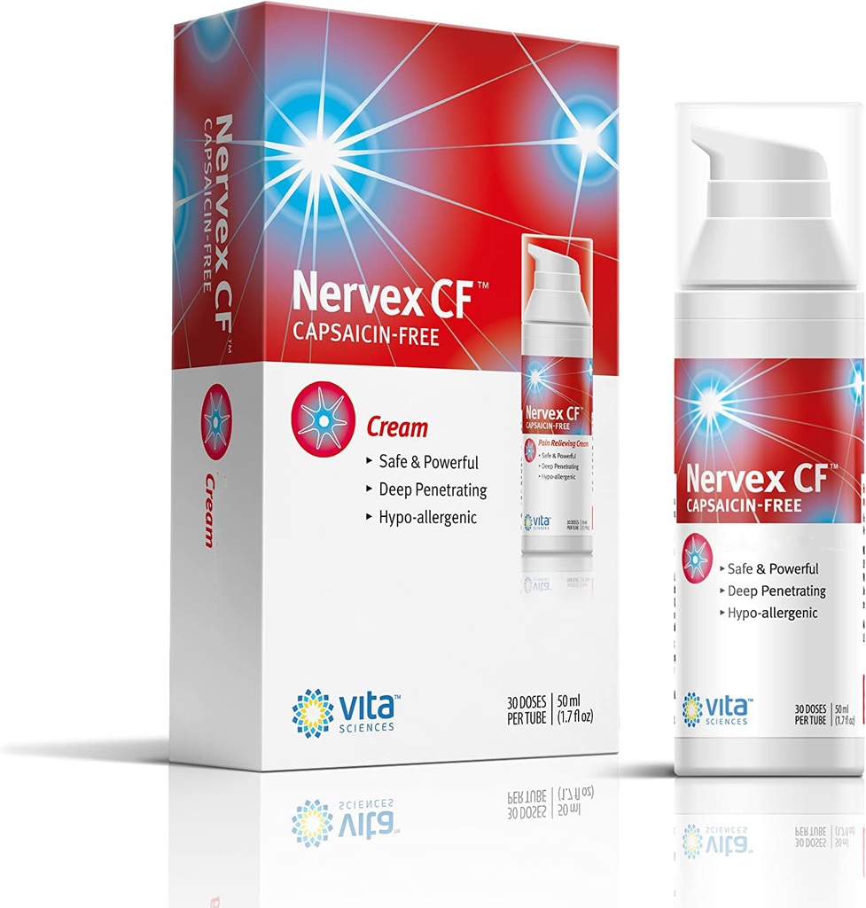 Vita Sciences Neuropathy Relief kätele ja jalgadele - võimas kreemi valem põletamiseks, keetmiseks ja tuimaks - Arnica, B12, B1, B5, B6, E, MSM, Aloe ja kookosõli baas - kapsaitsiinivaba