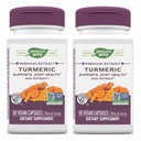 Nature's Way Turmeric Max Potency Premium Extract - kurkum toidulisand ühine tugi * - kurkum ekstrakti - meestele ja naistele - Gluteenivaba - 60 vegan kapslit (pakk 2)