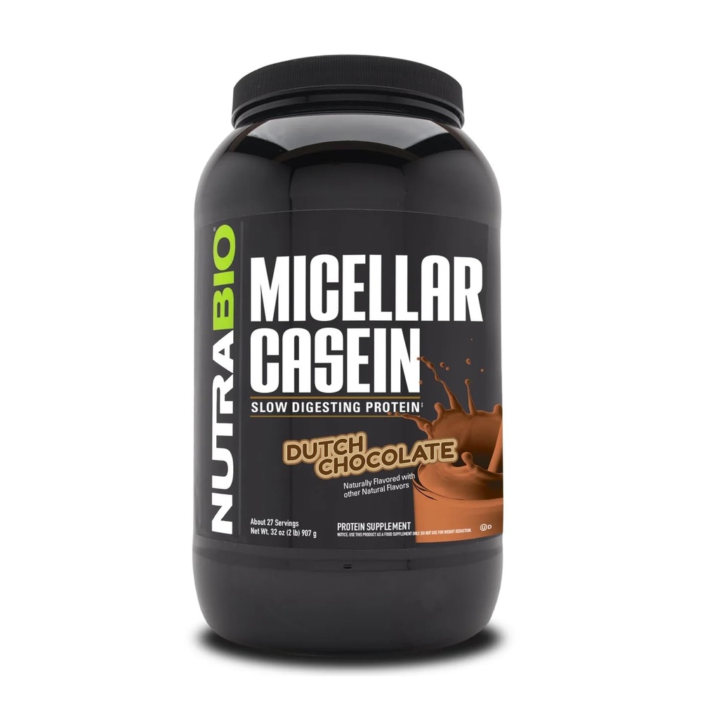 NutraBio kaseiini pulber, Micellar Casien pulber, 25 g aeglase seedimise valk, aitab hoida teid täis, üleöö lihaste taastumine ja kasv, BCAA & EAA, Gluteenivaba, sojavaba, 2 lb šokolaad