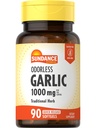 Sundance Lõhnatud Küüslaugu Softgels | 1000mg | 90 Count | Non-GMO ja Gluteeni tasuta täiendada