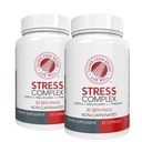 Hõbedane Fern Stress Complex Supplement - Ilma kofeiini - Une, Mure, Mood & More - Safran Supplements, L-Theanine Supplement, ja Myo-inositol - Natural Stress Relief Supplement (Pack of 2)