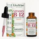Vedel B12 Vitamiin Sublingvaalne - All-Natural Vegan Vitamiin B12 tilgad - Mitte-GMO Adenosüülkobalamiin Metüülkobalamiin B12 täiendus - Suurendage oma immuunsüsteemi, ainevahetust, energiat ja keskendumist!