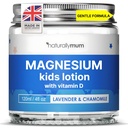 NaturallyMum Kids Magneesium Bedtime Lotion koos D-vitamiiniga | Une, südame, luu, närvi, soole ja lihaste tervise toetamine | Alternatiiv melatoniinile | Lavendel & kummel 4, 2 fl oz