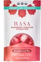 Rasa Vaarika Hibiscus  Hydra Orgaaniline tugevdatud jäätee Adaptogeenide ja seentega | Gluteenivaba, Premium elektrolüütide pulbrijoogisegu, värskendav hüdraat (6 oz / 24 Servings)