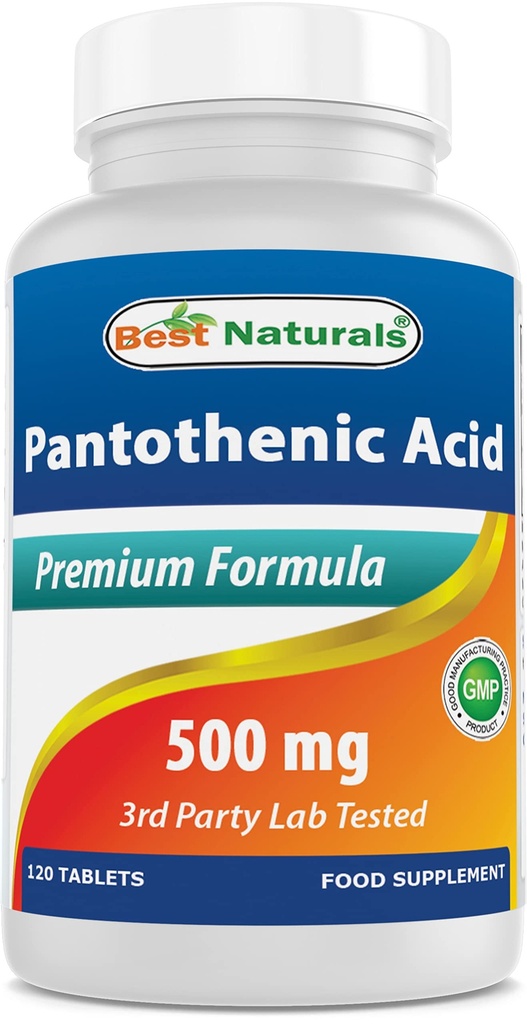 Parim looduslik pantoteenhape 500 mg 120 tabletti