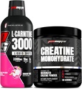 PROSUPPS L-karnitiin 3000 stimuleerivat vaba vedelikku (31 serveerimist, lohevilja) ja kreatiini 300 monohüdraati (60 serveerimist)