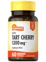 Sundance Tart Cherry kapslid 1200mg | 60 Count | Traditsiooniline maitsetaim | Mitte-GMO ja Gluteenivaba täiendus