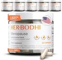 Menopaus hormonaalne tasakaal naistele, östrogeen soja isoflavoonid Menopausi lisand naistele, Ashwagandha, Black Cohosh kuumad vilgud Menopausi leevendamine, öine higi relief 360Caps