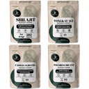 Jungle Powders Taimsed Powders Bundle - Shilajit Powder, Tongkat Ali meestele Powder, Black Sipelga ekstrakti pulber, Fadogia Agrestis ekstrakt meeste täiendus