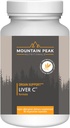 Mountain Peak Nutritionals Maksa C - Elundilisand aitab säilitada tervislikku maksafunktsiooni ja energiatootmist - w / Silifos® & Seened - hüpoallergeenne toidulisand (90 taimetoitlast kapslit)