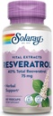 SOLARAY garanteeritud potentsi resveratrool, Veg Cap (Btl-Plastic) 75mg | 60ct